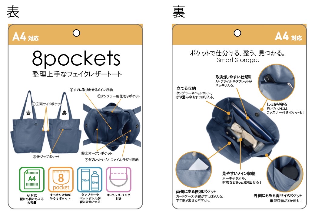 ビンテージ調合皮トート